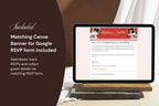Tuscany Wedding Website Template: Hand-Drawn Italy Design with Google RSVP