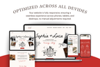 Tuscany Wedding Website Template: Hand-Drawn Italy Design with Google RSVP