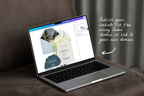 Coastal Luxe Dusty Blue Wedding Website Template with Google RSVP