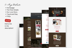 Postcard Destination Wedding Website Template | Italy with Google RSVP