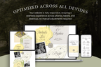 Coastal Luxe Butter Yellow Wedding Website Template with Google RSVP