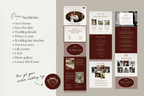 Old Money Aesthetic Canva Website Template with Google RSVP