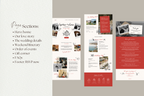 Tuscany Wedding Website Template: Hand-Drawn Italy Design with Google RSVP