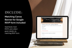 Postcard Destination Wedding Website Template | Italy with Google RSVP