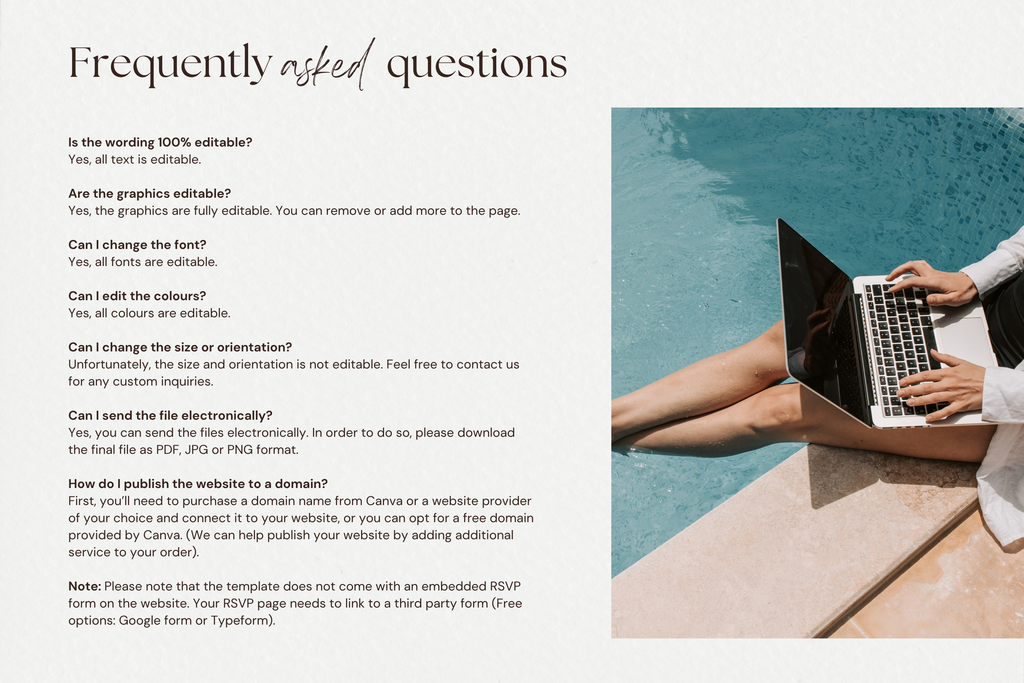 Bali Destination Wedding Website Template